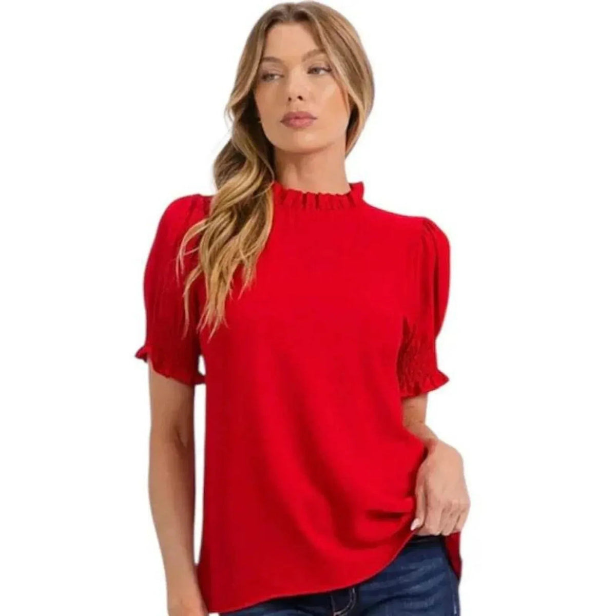 Blouse manche bouffante