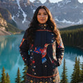 Navy blue Hummingbird 3/4-Length Coat