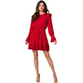 Robe courte manches longues
