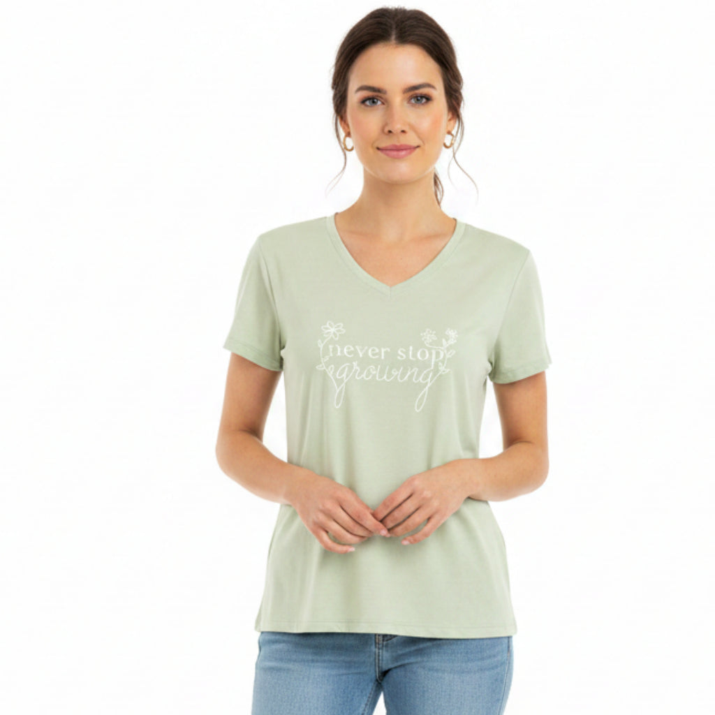 T-shirt avec message