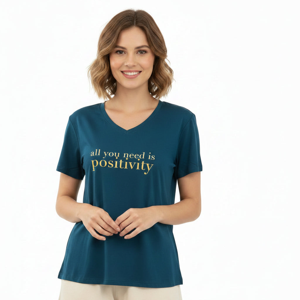 T-shirt avec message