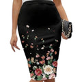 Jupe motif fleur